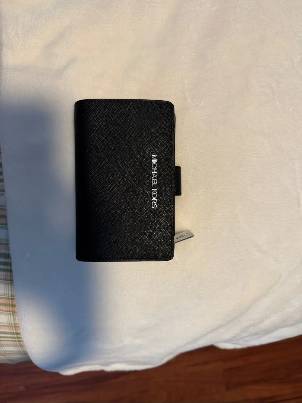 Michael Kors Black Textured Women’s Card Holder Wallet